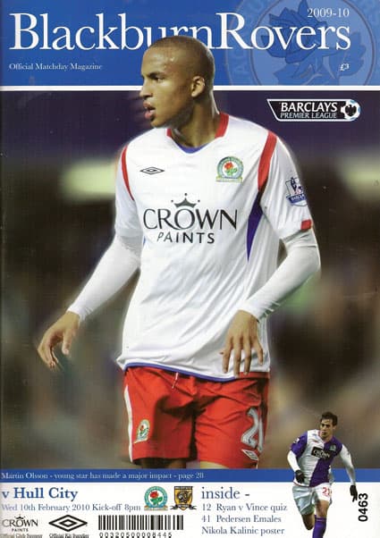 Blackburn Rovers FC v Hull City FC